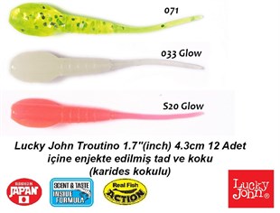 Lucky John Troutino 1.7(inch) 4.3cm 12 Adet