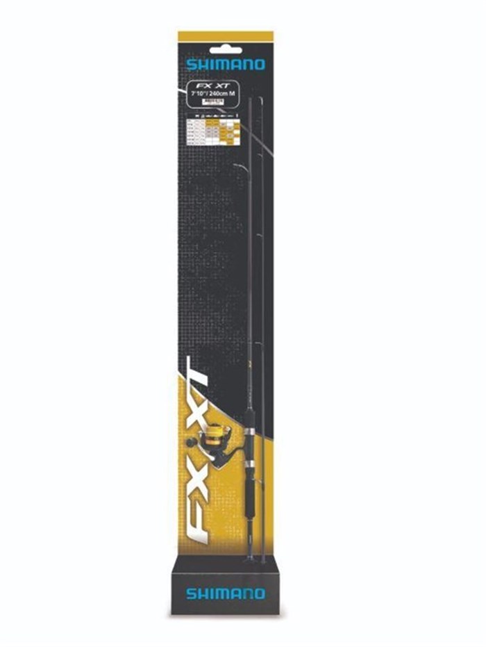 Shimano Combo FX XT 270 M 10-30g-FX 4000 FC-Mono 0,33mm Olta Seti