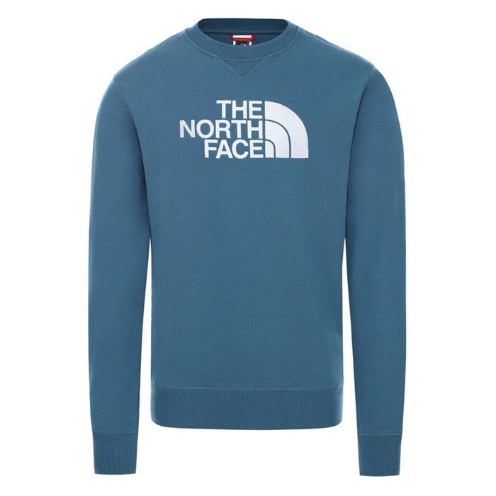The North Face Drew Peak Crew Mavi Erkek Sweatshirt